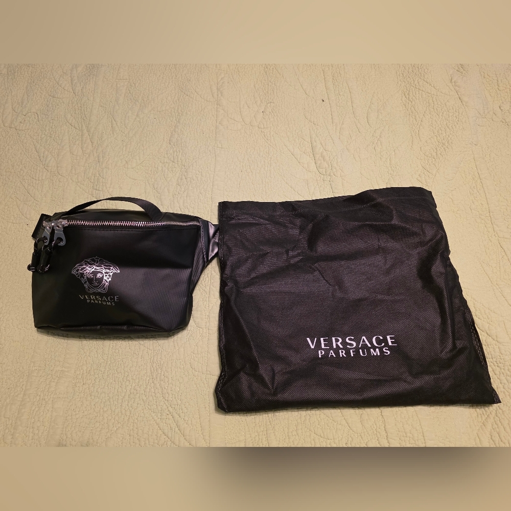 Versace Medusa Fanny Pack Belt Bag With Dust Bag